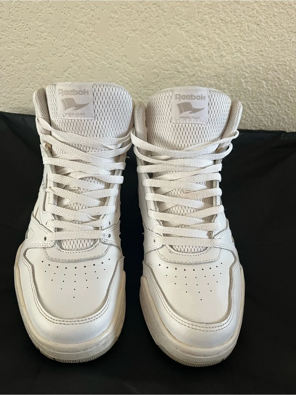 Classic Reebok Men's White High-Top Sneakers